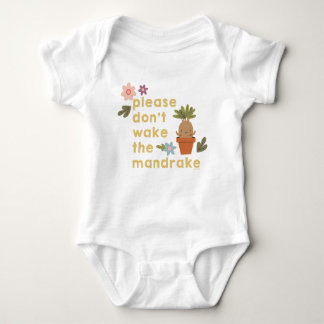 Please Don't Wake The Mandrake Baby Bodysuit