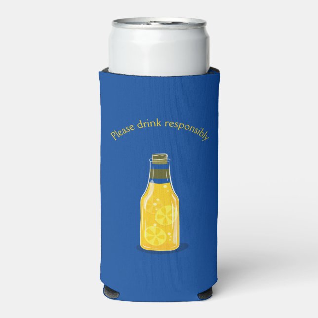 Please Drink Responsibly  Seltzer Can Cooler (Seltzer Front)