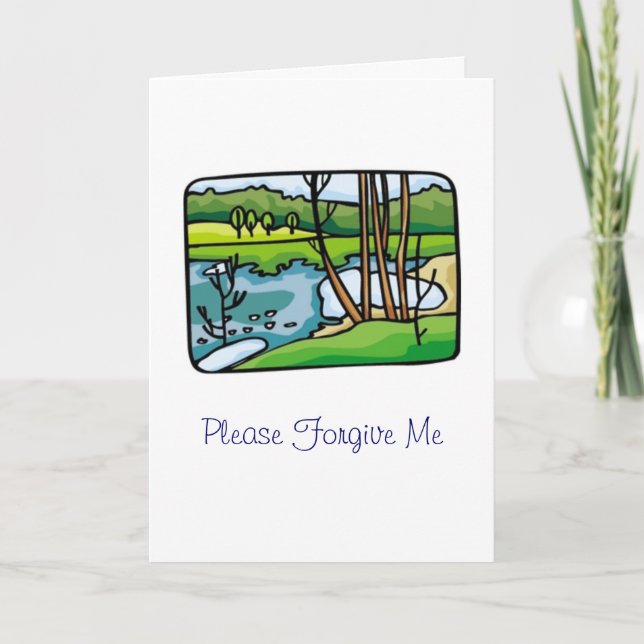 Please Forgive Me Card (Front)