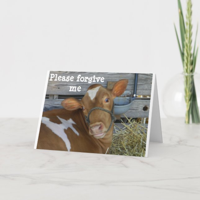 "PLEASE" FORGIVE ME FOR FORGETTING YOUR BIRTHDAY CARD (Front)