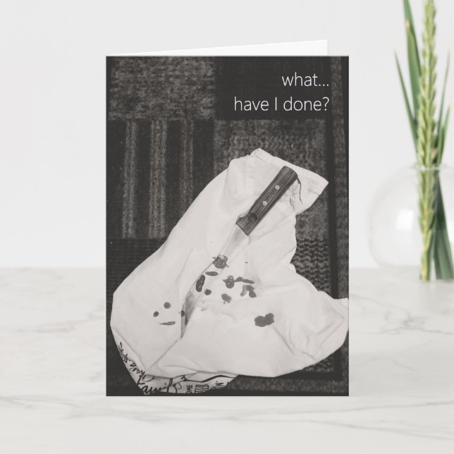 Please Forgive Me Greeting Card (Front)