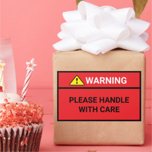 Please Handle With Care Labels for Shipping Boxes
