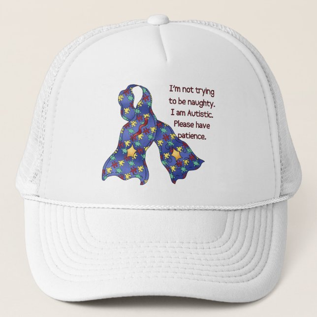 Please Have Patience Autism Awareness Hat (Front)