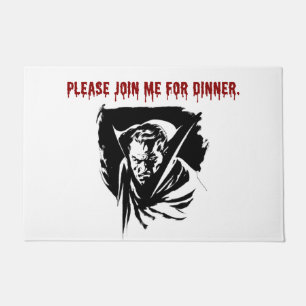 Please join me for dinner vampire doormat