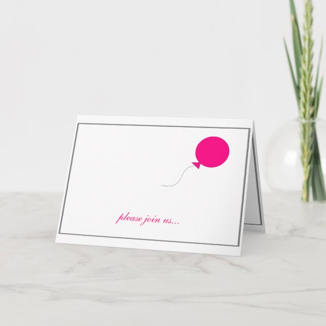 please join us...to celebrate BLANK's birthday! Invitation (Front)