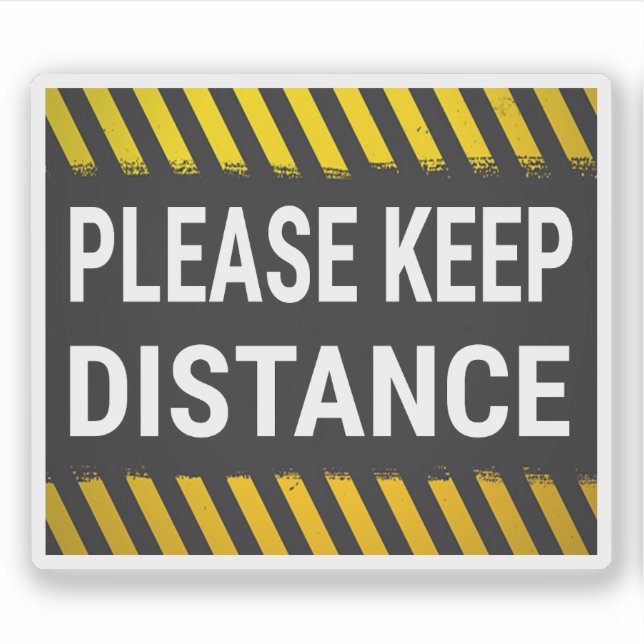 Please Keep Distance  (Front)