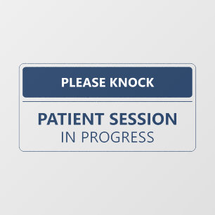 Please Knock Patient Session Medical ID