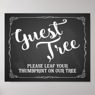 please leaf your thumbprint on our tree guest book