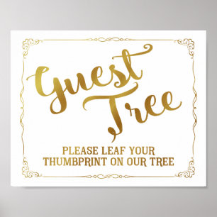 please leaf your thumbprint on our tree guest book