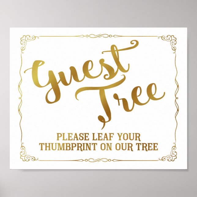 please leaf your thumbprint on our tree guest book (Front)