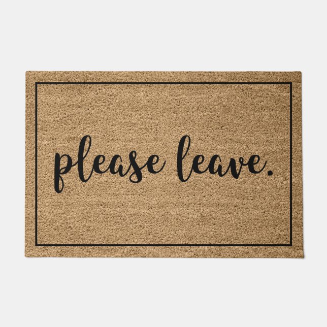 Please Leave Doormat (Front)