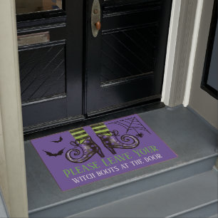 Please Leave Your Witch Boots At The Door Doormat