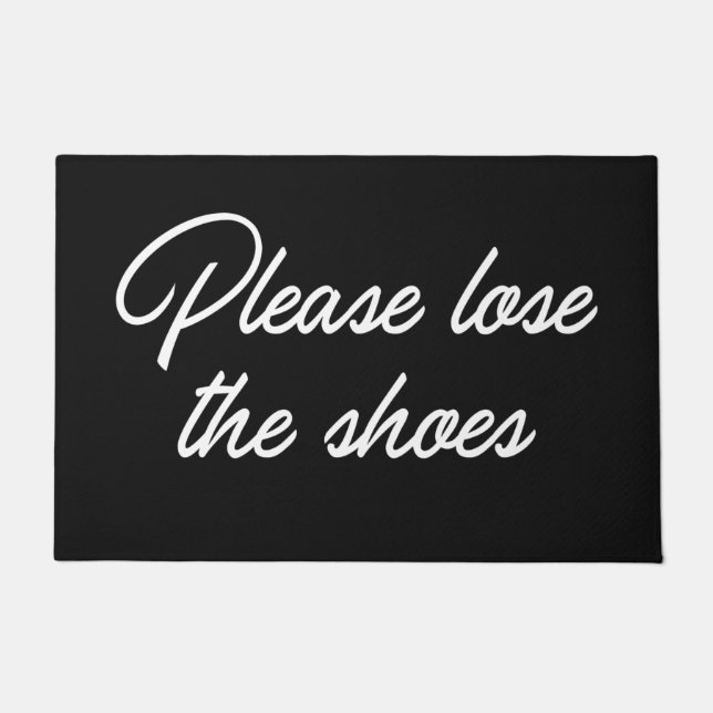 Please Lose The Shoes Doormat (Front)