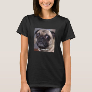 Please Move Away Funny Dog Pug Blurry Meme Long Sl T-Shirt
