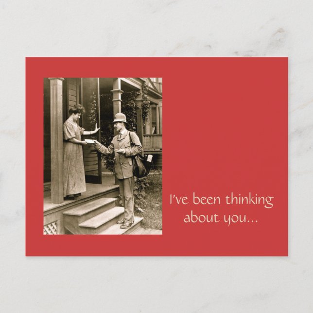 Please Mr. Postman Postcard (Front)