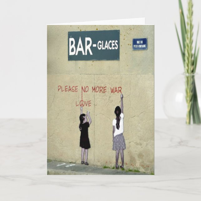 Please No More War / Love, Normandy, France - card (Front)