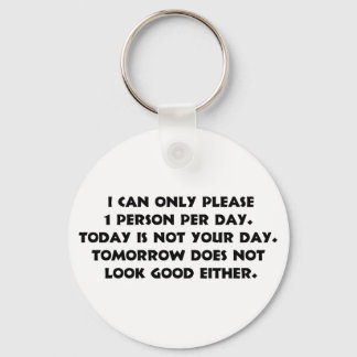 Please Only 1 Person 2 Keychain