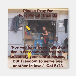 Please Pray for Fort Portal, Ugand... Magnet