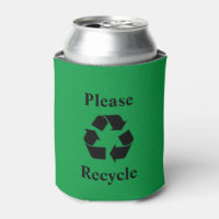 Please Recycle with Recycling Symbol