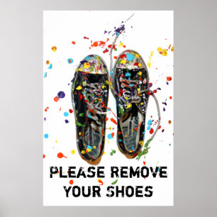 Please Remove Your Shoes Art Photography Poster