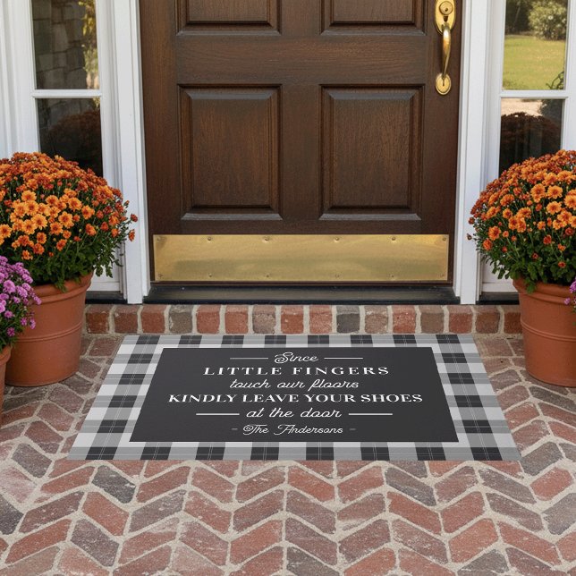 Please Remove Your Shoes Personalised Doormat (Creator Uploaded)