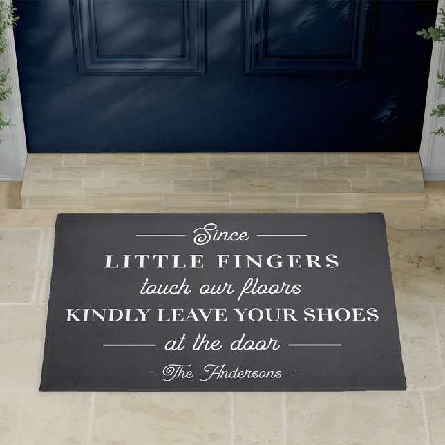 Please Remove Your Shoes Personalised Doormat (Creator Uploaded)