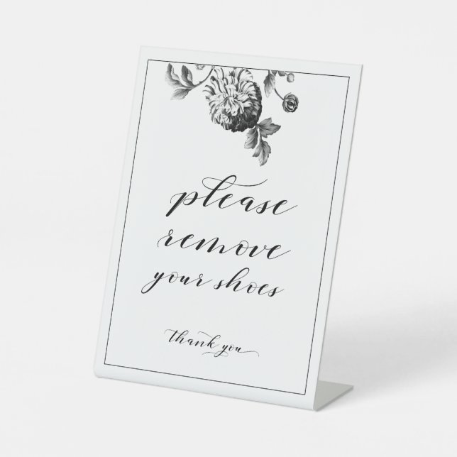 Please Remove Your Shoes Sign (Front)