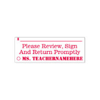 "Please Review, Sign And Return Promptly"