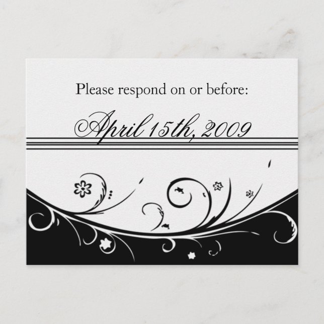 Please RSVP Invitation Postcard (Front)