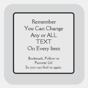 Please Save a Link Square Sticker