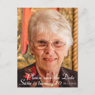 Please save the date announcement postcard