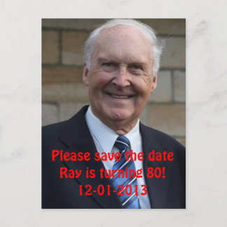 Please save the date announcement postcard