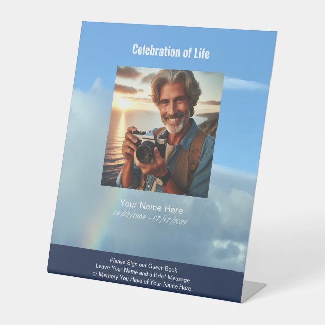 Please Sign Guest Book Pedestal Sign (Front)