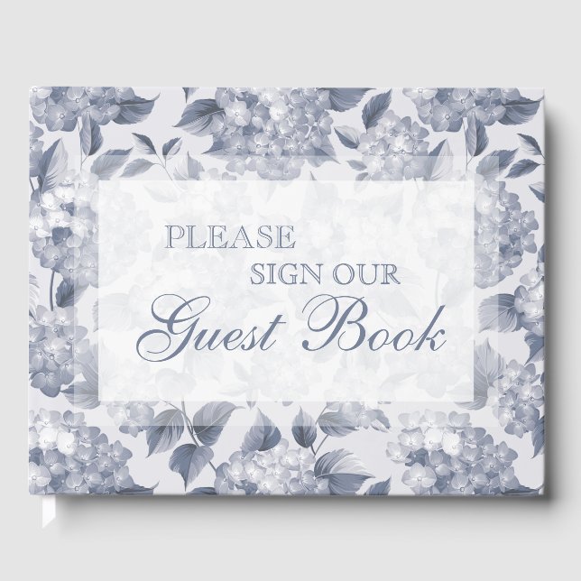 Please Sign Our Guest book. Shabby Chic Floral. Guest Book (Front)