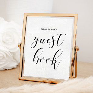Please sign our guestbook wedding sign
