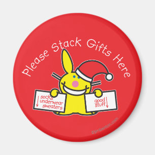 Please Stack Gifts Here Magnet