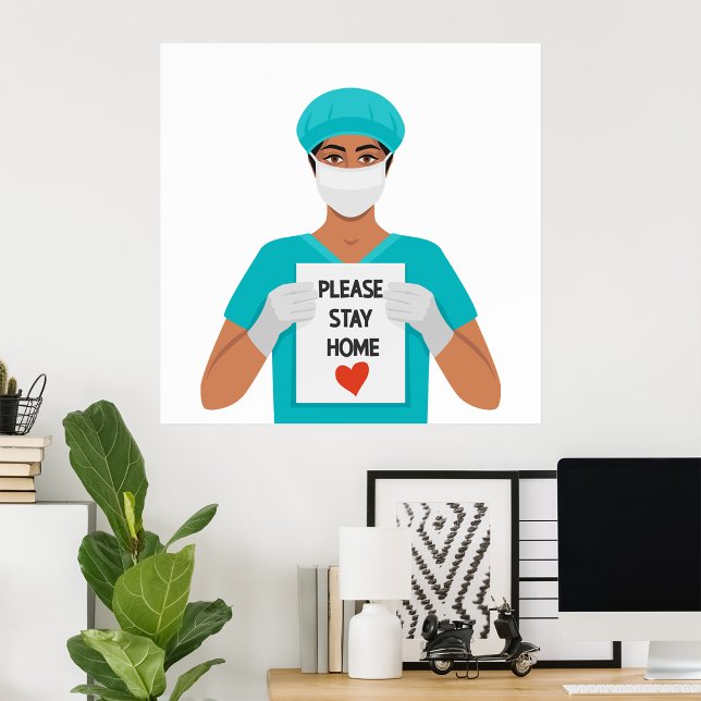 Please Stay Home Poster (Creator Uploaded)