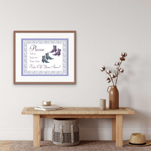 Please Take Off Your Shoes Poster