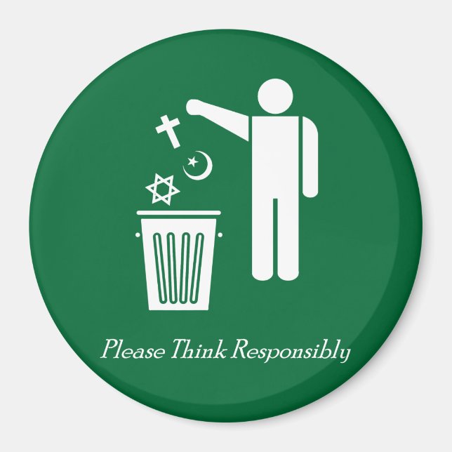 Please Think Responsibly Magnet (Front)