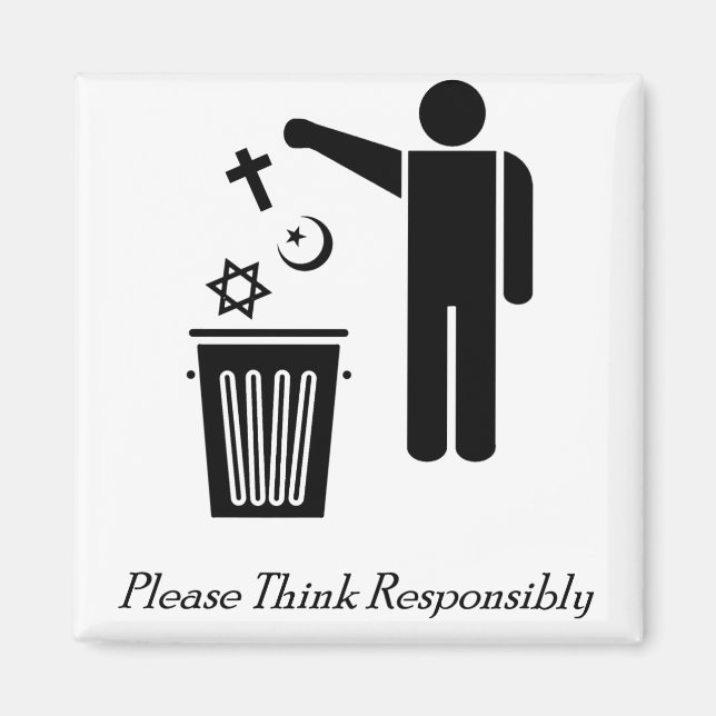 Please Think Responsibly Magnet (Front)