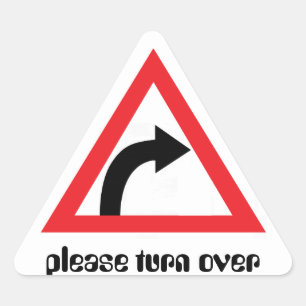 please turn over sticker by dalDesignNZ