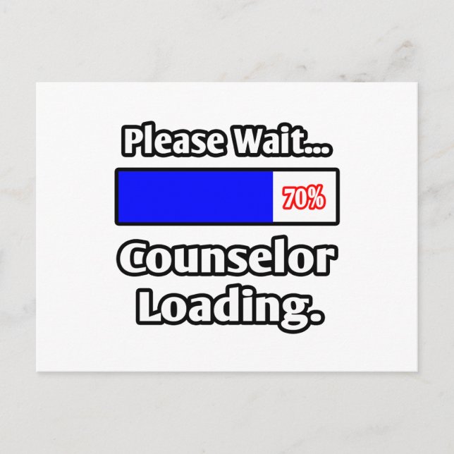 Please Wait...Counsellor Loading Postcard (Front)