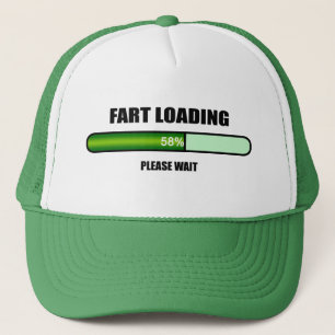 Please Wait Fart Now Loading Trucker Hat