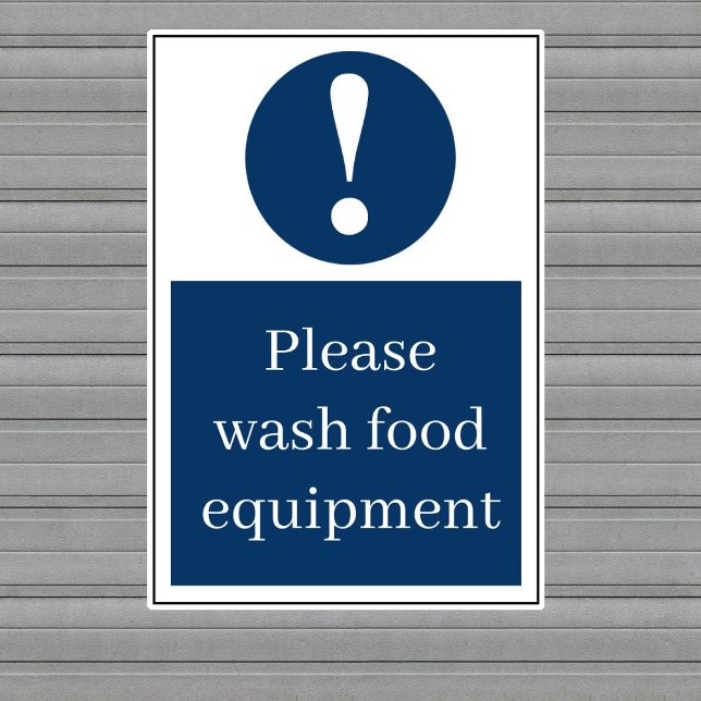 Please Wash Food Equipment  (Creator Uploaded)