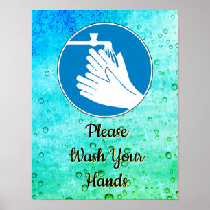 Please Wash Your Hands 2020 Bathroom Hygiene Sign