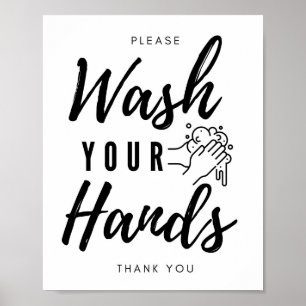 Please Wash Your Hands Poster