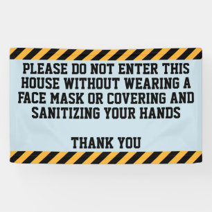 Please Wear A Mask Banner