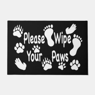 Please Wipe Your Paws Doormat