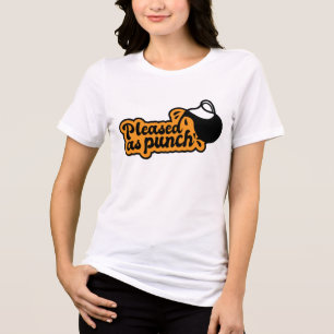 Pleased as Punch – Happy Feel-Good Design Tri-Blend Shirt