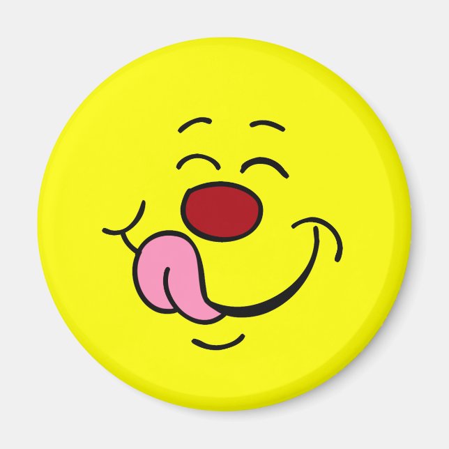 Pleased Face Grumpey Magnet (Front)